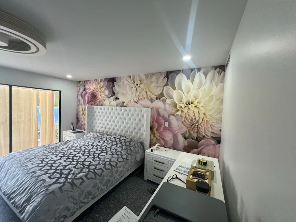 Residential wallpaper installation in Reno