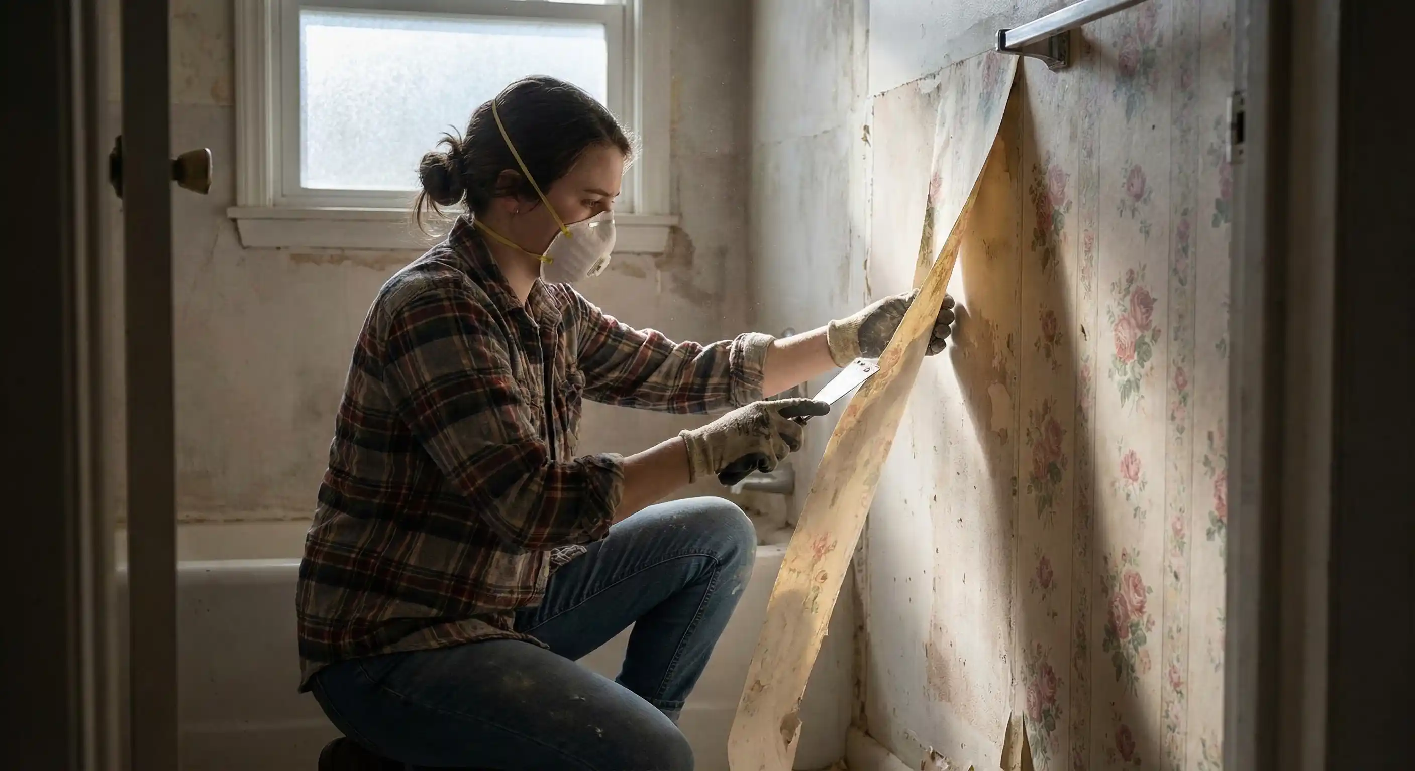 Wallpaper removal service in Reno